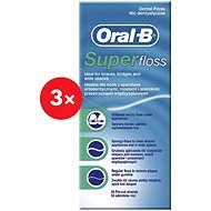 Oral-B Super Floss 50 pcs 3× - Dental Floss