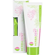 HERBADENT Kids Herbal Toothpaste 75g plus toothbrush - Oral Hygiene Set