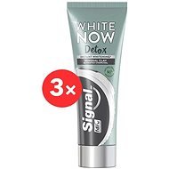 SIGNAL White Now Detox Charcoal 3× 75 ml - Fogkrém