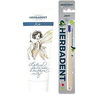 HERBADENT Junior toothpaste 75 g + toothbrush - Toothpaste