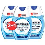 VADEMECUM 2in1 Menthol Fresh 3 × 75 ml - Fogkrém