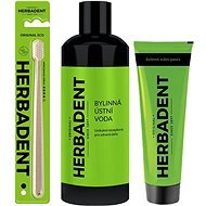 HERBADENT Toothpaste + Toothbrush + Mouthwash - Toothpaste