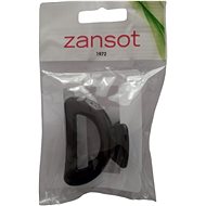 Zansot Sponka na vlasy Curved Classic Small 6,2 cm, lesklá černá - Hair Fastener