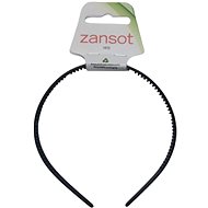 ZANSOT Plastic hairband 0,7 cm glossy black - Hairband