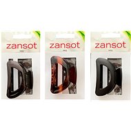 Zansot Classic Large hair clip 8 cm, 3 pcs glossy + matt + tortoise - Hair Fastener