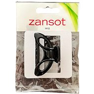 Zansot Sponka na vlasy Oval Classic Medium 6 cm, lesklá černá - Hair Fastener