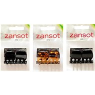 Zansot Hair Clip Tress Classic Small 2,2 cm, 3 pcs glossy + matt + tortoise - Hair Fastener