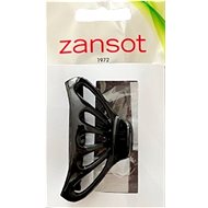 Zansot Sponka na vlasy Curved Classic Medium 7 cm, lesklá černá - Hair Fastener