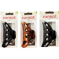 Zansot Curved Classic Large hair clip 9,5 cm, 3 pcs glossy + matt + tortoise - Hair Clips