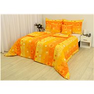 Zdeněk Staněk - LUX Crepe Bedding Set, Orange, Bubbles - Bed Linen