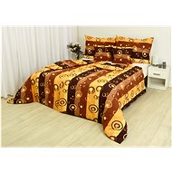 Zdeněk Staněk - LUX Crepe Bedding Set, Brown, Bubbles - Bed Linen