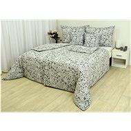 Zdeněk Staněk - LUX Crepe Bedding Set, Grey-White Pattern - Bed Linen