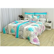 Zdeněk Staněk - LUX Crepe Bedding Set, White with Coloured Pattern - Bed Linen
