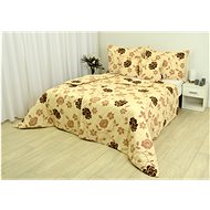 Zdeněk Staněk - Cotton Bedding LUX BrownFlower - Bed Linen