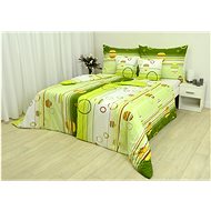 Zdeněk Staněk - Cotton Bedding LUX Green Circles - Bed Linen