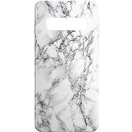 AlzaGuard - Samsung Galaxy S10 - White Marble - Phone Cover