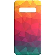 AlzaGuard - Samsung Galaxy S10 - Rainbow Geometry Madness - Phone Cover