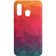 AlzaGuard - Samsung Galaxy A40 - Rainbow Geometry Madness - Phone Cover