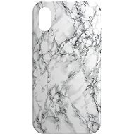 AlzaGuard - Apple iPhone X/XS - White Marble - Phone Cover