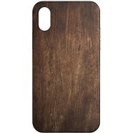 AlzaGuard - Apple iPhone X/XS - Dark Wood - Phone Cover