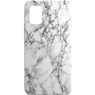 AlzaGuard - Samsung Galaxy A51 - White Marble - Phone Cover