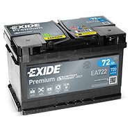 EXIDE Premium 72Ah, 12V, EA722 - Car Battery