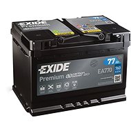 EXIDE Premium 77Ah, 12V, EA770 - Car Battery