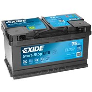 EXIDE START-STOP EFB 75Ah, 12V, EL752 - Car Battery