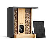 Birdfy Feeder Bamboo Solar - kostenloses AI für das Leben - Vogelfutterhaus