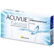 Acuvue Oasys with Hydraclear Plus (6 lenses) diopter: -1.00, base curve: 8.40 - Contact Lenses