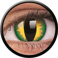 ColourVue Crazy - Green Dragon, Annual, Non-Dioptric, 2 Lenses - Contact Lenses