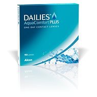 Dailies AquaComfort Plus (90 šošoviek) dioptrie: -12.50, zakrivenie: 8.70 - Kontaktné šošovky