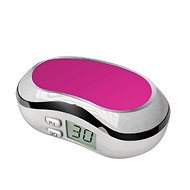 Optipak Digital Case - White / Pink - Contact Lens Case