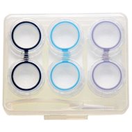 Kaida Case Set Transparent - 3 pcs - Contact Lens Case