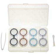 Kaida Case Set Transparent - 4 pcs - Contact Lens Case