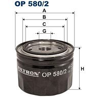 FILTRON 7FOP580/2 - Olejový filter