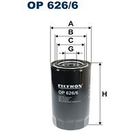 FILTRON 7FOP626/6 - Olejový filter