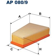 FILTRON 7FAP080/9 - Vzduchový filtr