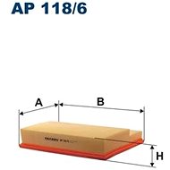 FILTRON 7FAP118/6 - Vzduchový filtr