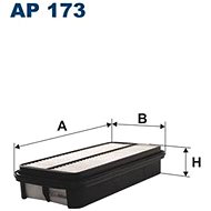 FILTRON 7FAP173 - Vzduchový filtr