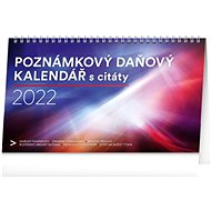 Desk Calendar Tax Notes with Quotes 2022 - Desk Calendar