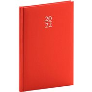 Týdenní diář Capys 2022, červený - Diář