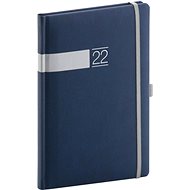 Týdenní diář Twill 2022, modrostříbrný - Diář