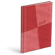 Diář 2022 T805 PU light red /red - Diář