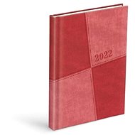 Diář 2022 D801 PU light red / red - Diář
