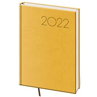 Denní diář A5 Print žlutý - Diář