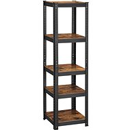 Houseland Shelf Brety brown-black - Shelving Unit