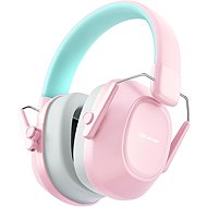 iClever Noise Cancelling Ear Muffs for Kids IC-EM01 Pink-Green - Hearing Protection