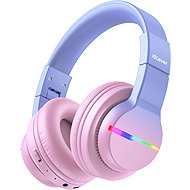 iClever Kids Bluetooth Headphones BTH12 Gradient Pink - Wireless Headphones