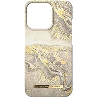 Fashion iDeal Of Sweden for iPhone 14 Pro Sparkle Greige Marble - Phone Cover
